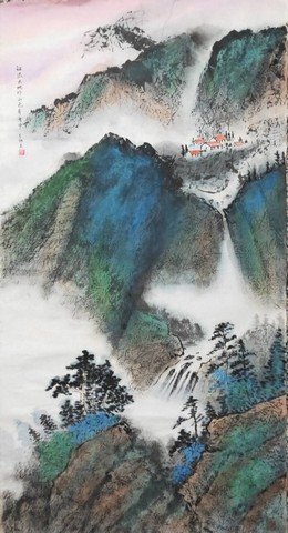 04The Love of Brush and Ink, the Golden Wedding Praise, Eighty’s Expectations - Wang Hemei Ink Painting Solo Exhibition