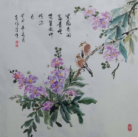 2Joint exhibition of the 2024 Taichung Hua-Yi Women，s Painting Association Members