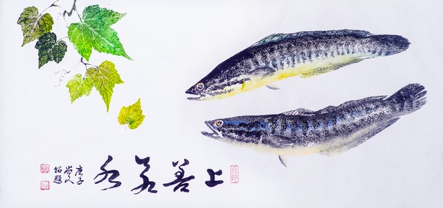 2023 YEN SHANG-WEN fish rubbing Art Solo Exhibition