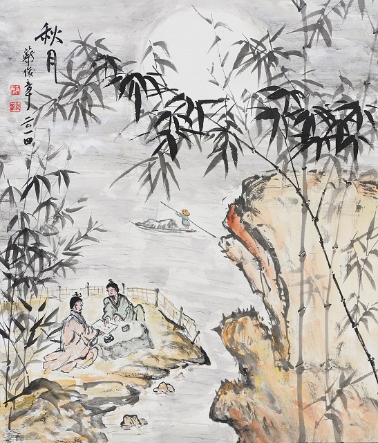 蔡俊章當代水墨畫展作品