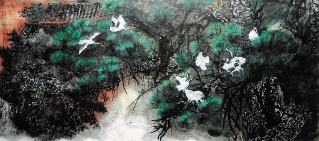 Natural Melody: the Solo Exhibition of Chinese brush painting of Mr. YEN,TSUNG-HSI 